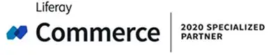 Logo Liferay Commerce, 2020 specialized partenr