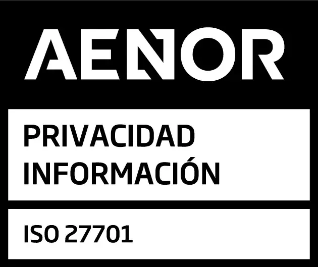Certificado de AENOR: Privacidad de la información (ISO 27701)