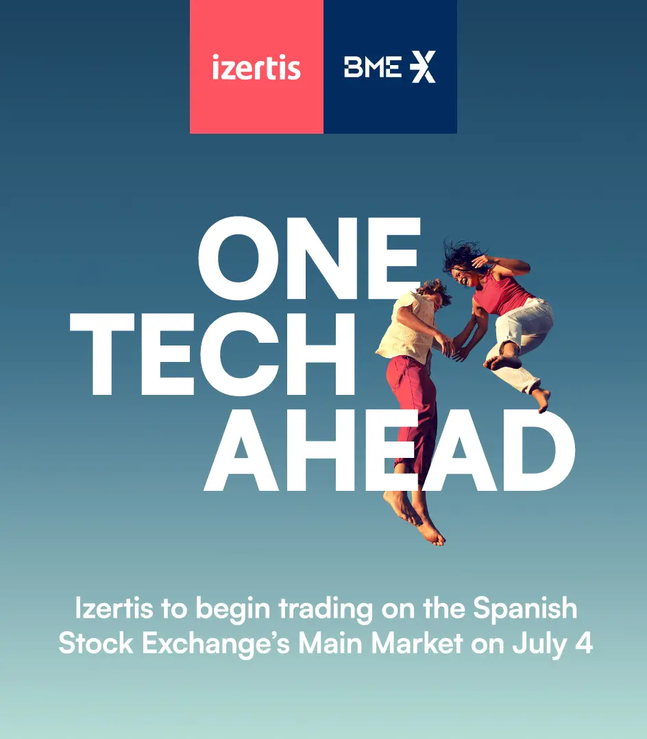 Izertis will be listed from tomorrow, 4 July, on the Main Market of the Spanish Stock Exchange