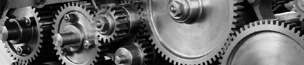 Cuarta revolucón industrial. Imagen con engranajes.