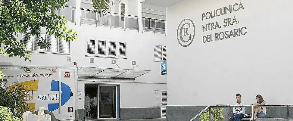 Vista de la zona de urgencias de la Policlíniac Ntra. Sra. del Rosario