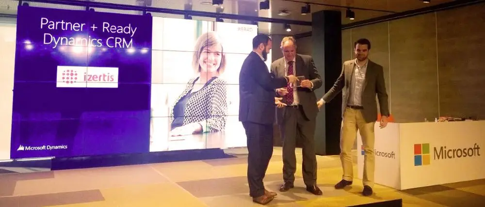 Recogida del premio Partner más Ready